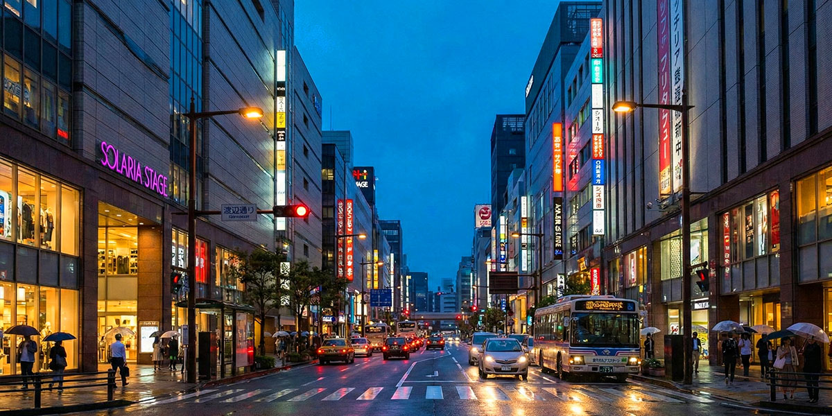 텐진-도로-어두운-거리