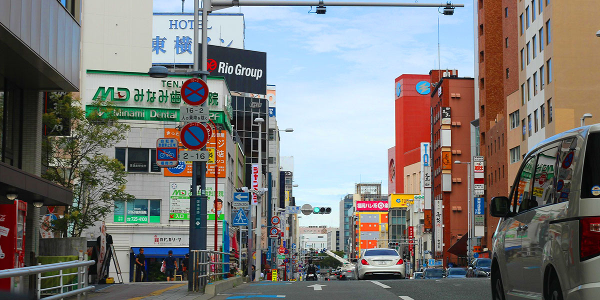 후쿠오카-거리-풍경