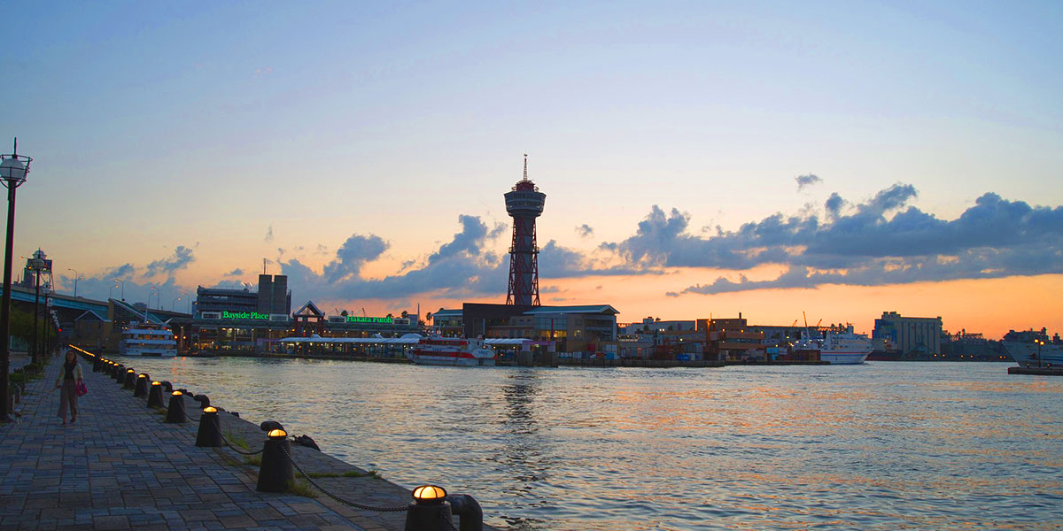 후쿠오카-하카타-베이-풍경