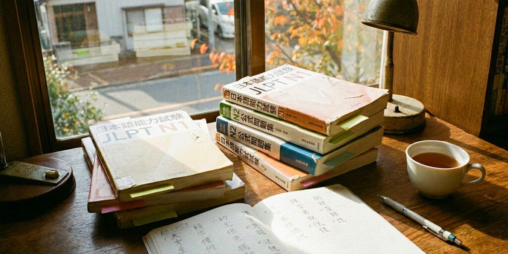 책상-위-JLPT-책