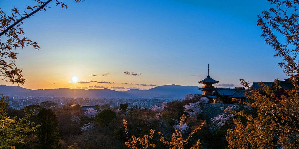 교토 기요미즈데라-아침-풍경