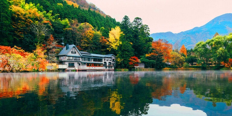 유후인-긴린코-호수-풍경