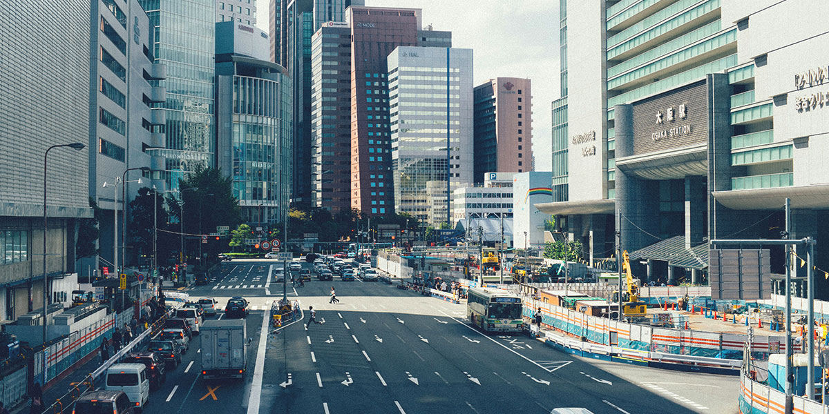 오사카-우메다-거리-풍경