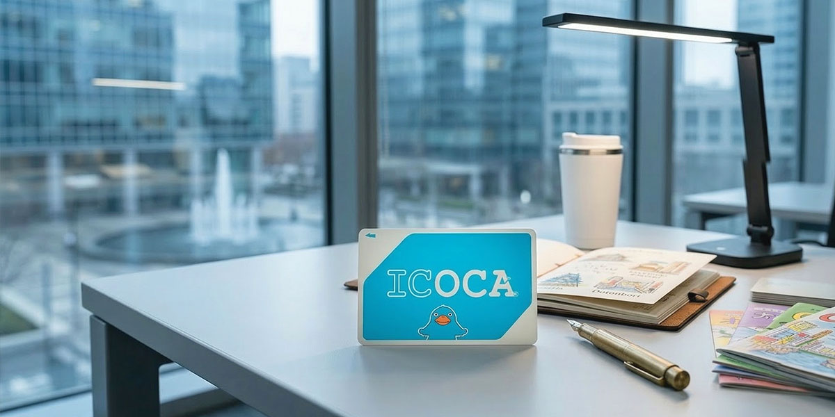 오사카-이코카-카드-사무실-배경