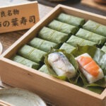 일본-나라-향토-음식-감잎-초밥
