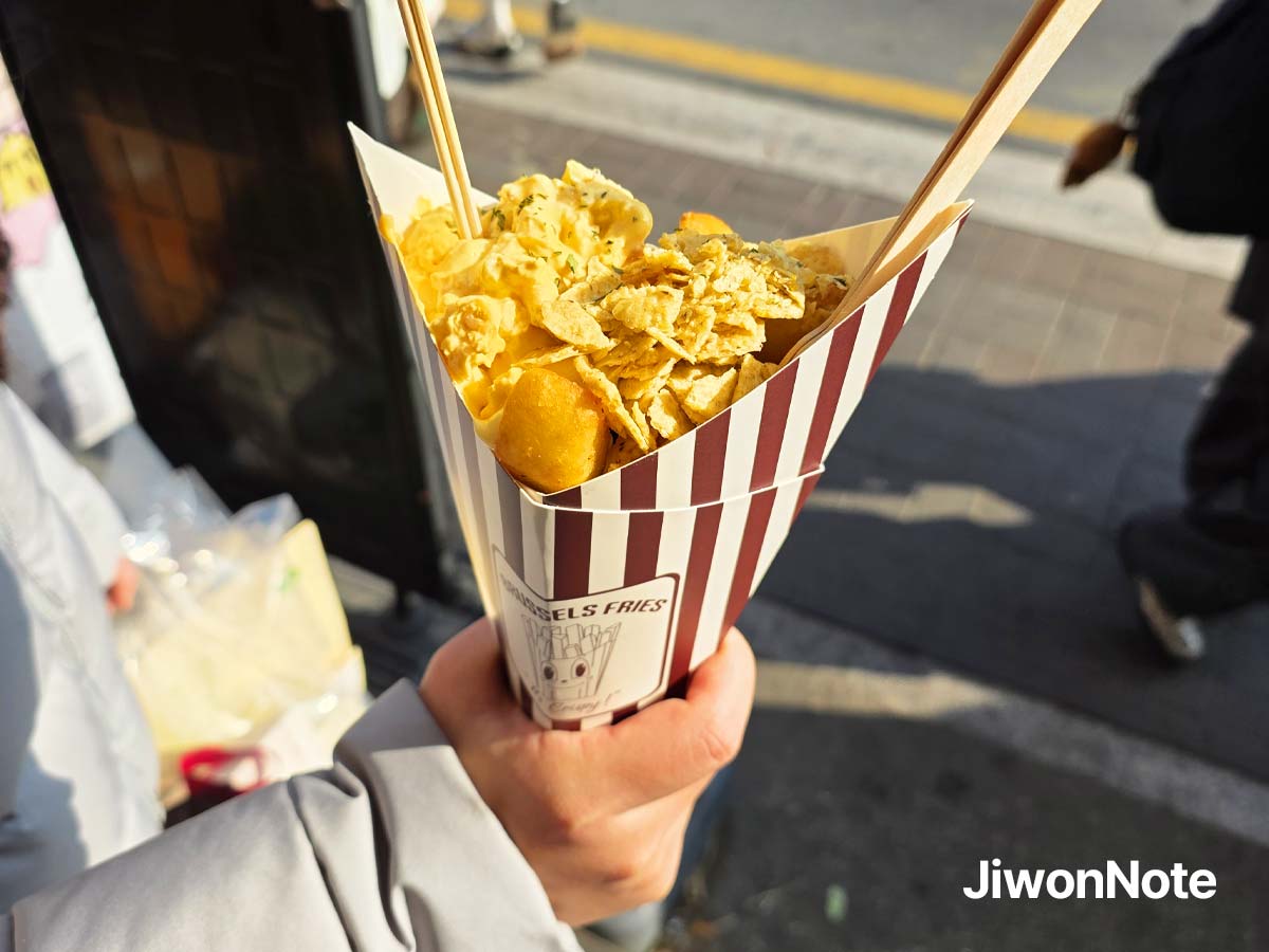경주-황리단길-브뤼셀프라이-지원노트