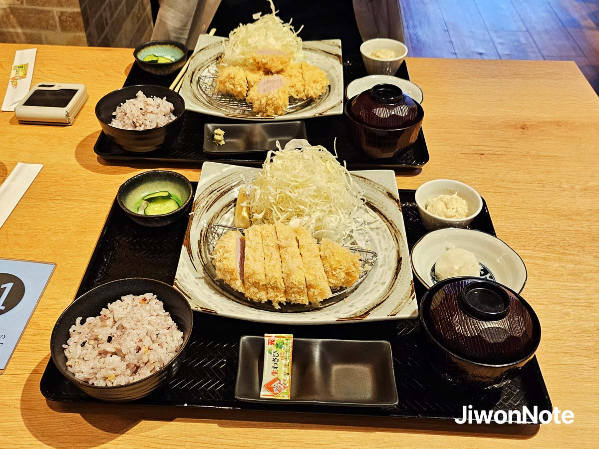 후쿠오카-하카타-돈카츠-와카바-치쿠시구치점-지원노트