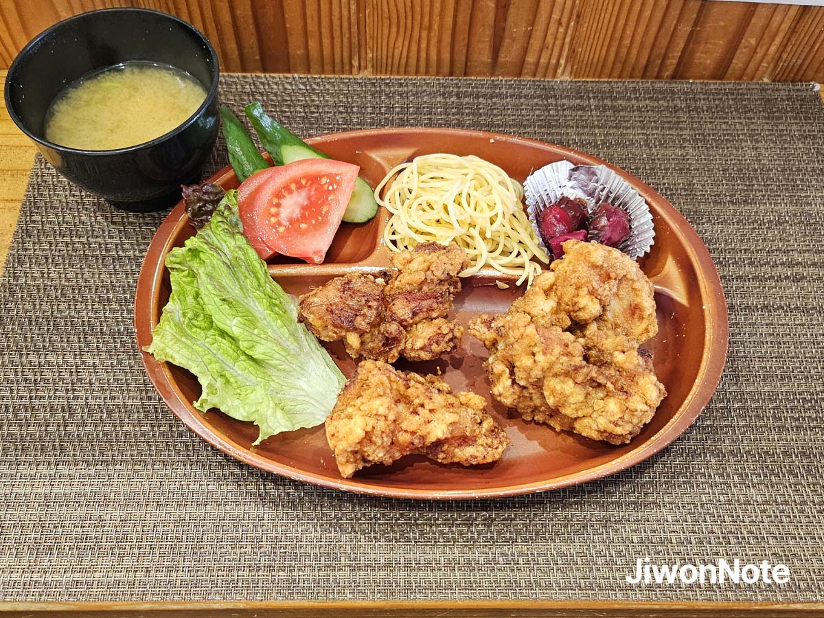교토-산바카라-기타노텐만구점-가라아게-정식-지원노트